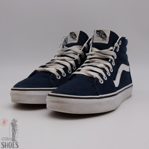 Vans Blue Canvas High-Top - Women's 9.5 - Picture 5 of 13